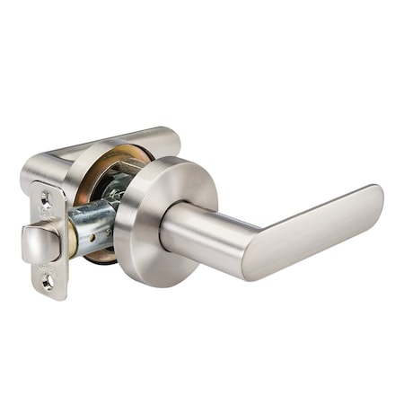 Yale Real Living YH Collection Kincaid Lever with Flat Round Rose Passage Lock US15 (619) Satin Nickel Finish YR11KCFR619